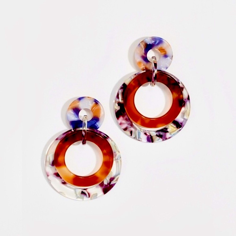 Lele Sadoughi Double Hoop earrings
